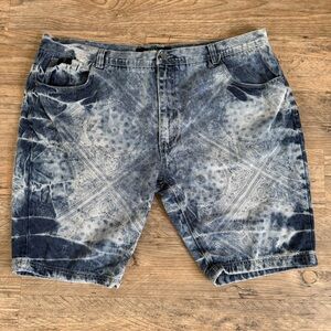 Vintage Y2K Switch Remarkable Jean Shorts Jorts 50 Paisley Grunge 90’s Hip Hop